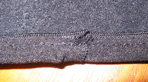 Finishing the binding