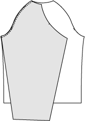 Attach sleeves to back body.