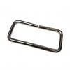 Steel Rectangular Loop 50mm, Nickled