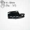 Clamcleat CL826-72 cord tightener (CL826 Aero Base + CL272 nylon MK2 Junior)