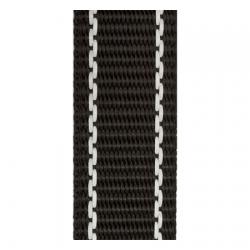 Webbing With Reflective Stripes 25 mm Polypropylene